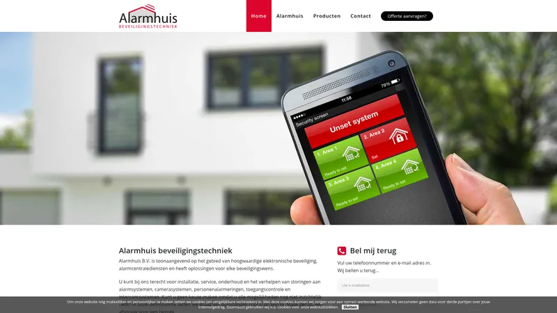 Website van Alarmhuis