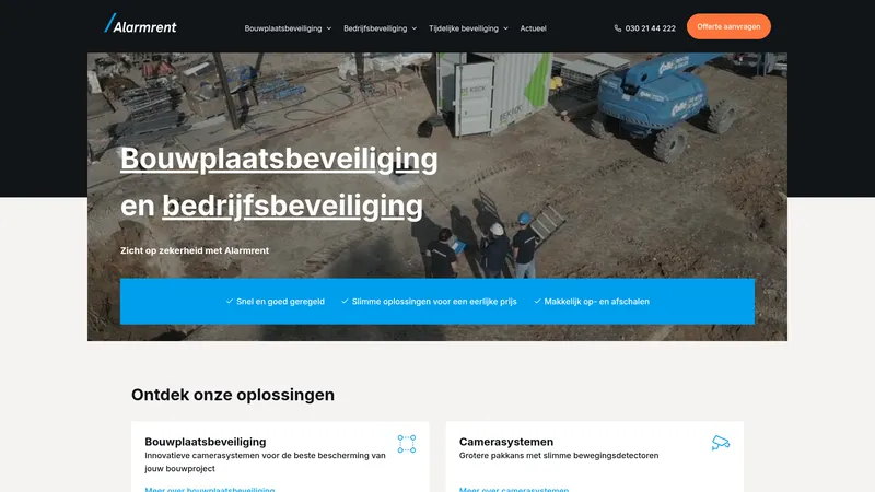 Website van Alarmrent BV