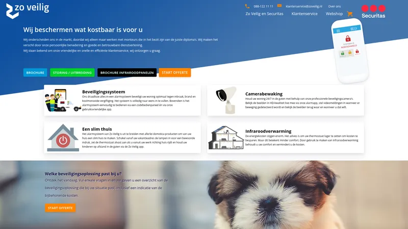 Website van Alarmsystemen