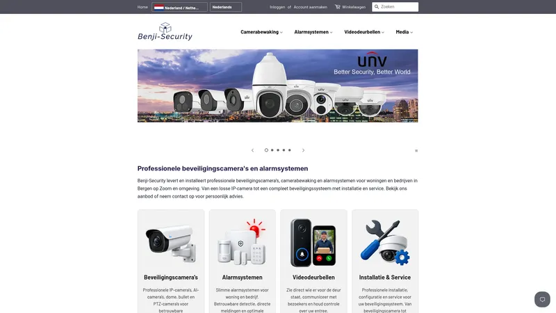 Website van Benji-Security