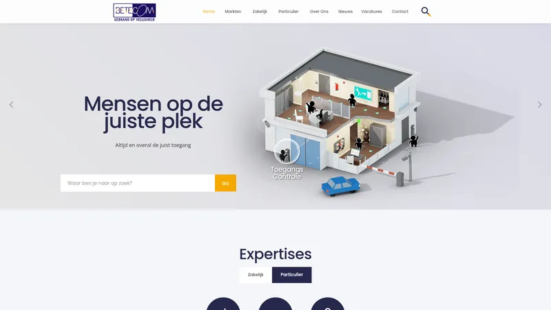 Website van Betecom B.V.