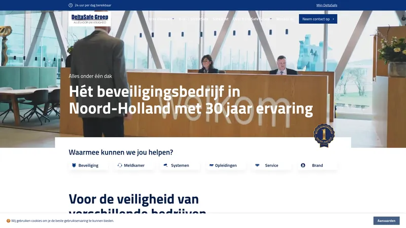 Website van DeltaSafe Groep B.V.