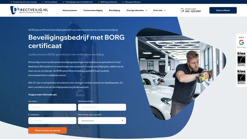 Website van DirectVeilig