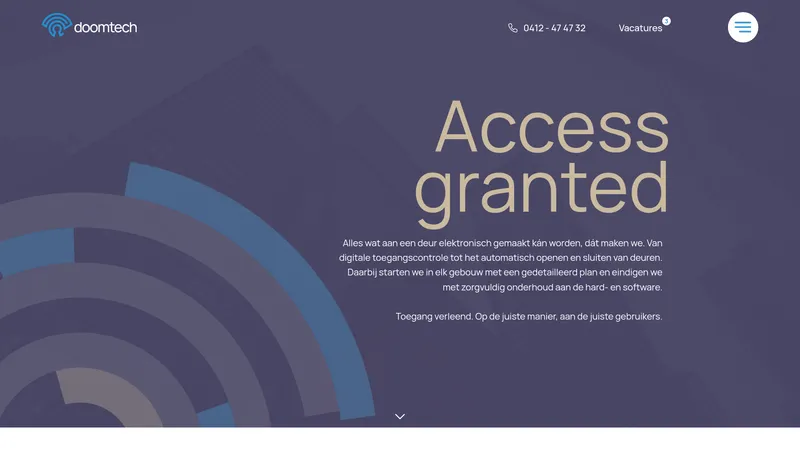 Website van Doomtech BV