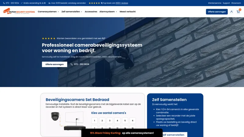 Website van Dutch Security Systems