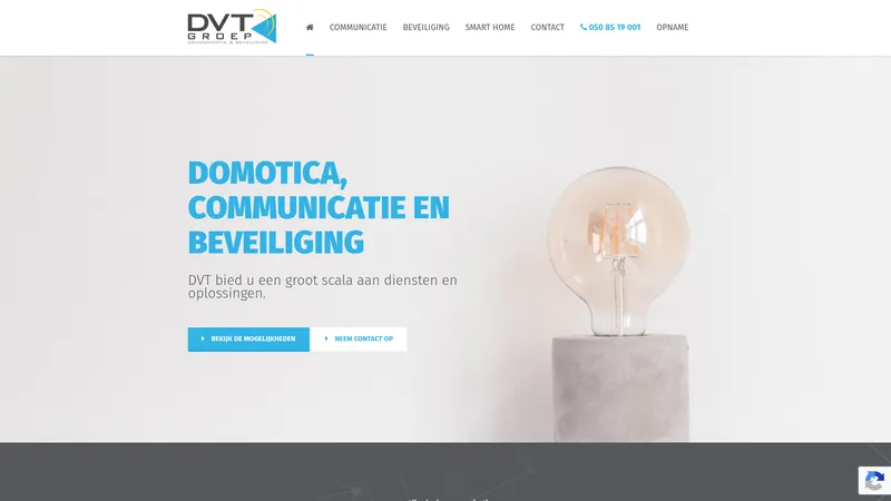Website van DvT Beveiliging B.V.