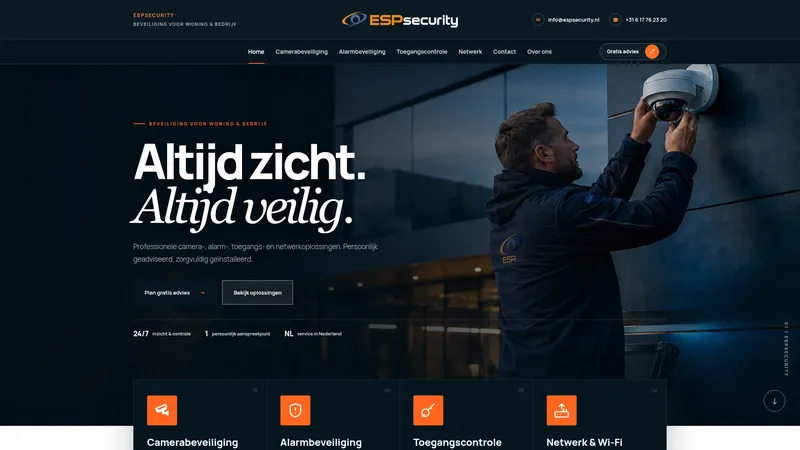 Website van ESPsecurity