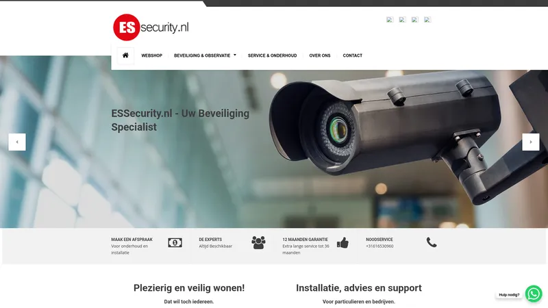 Website van ESSecurity