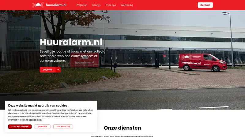 Website van Huuralarm