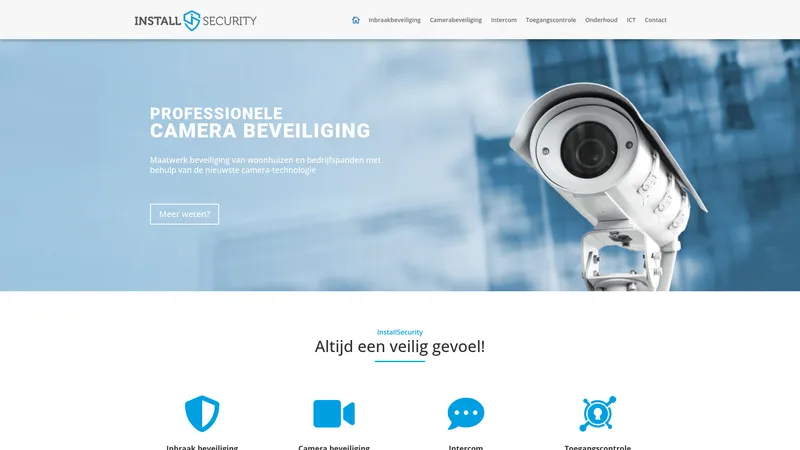 Website van InstallSecurity