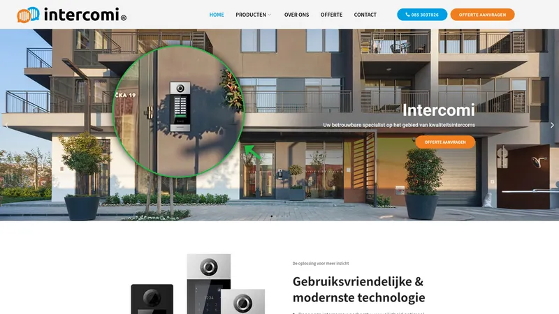 Website van Intercomi
