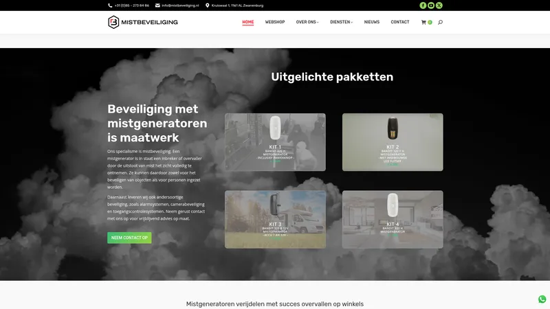 Website van Mistbeveiliging BV
