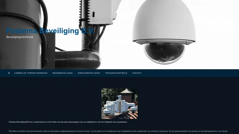 Website van Postema Beveiligingstechniek B.V.