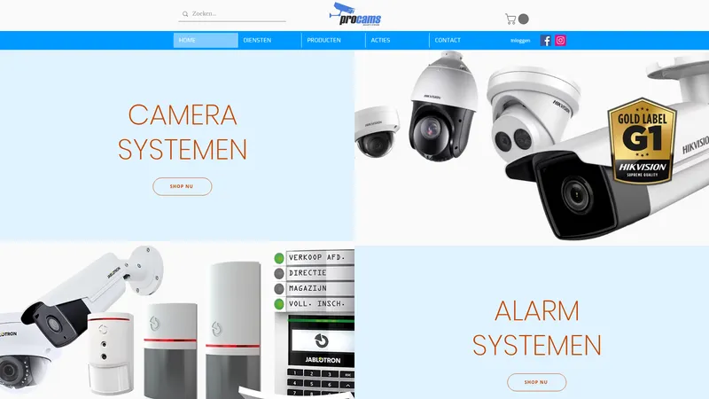 Website van PROCAMS