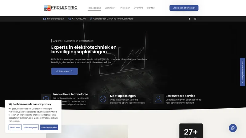 Website van Prolectric