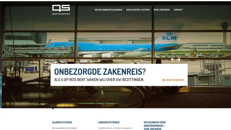 Website van Quatro Systems