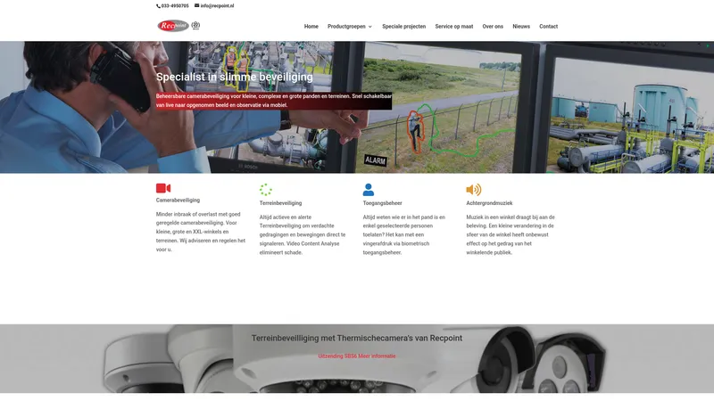 Website van Recpoint BV