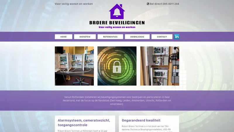 Website van Robert Broere Techniek