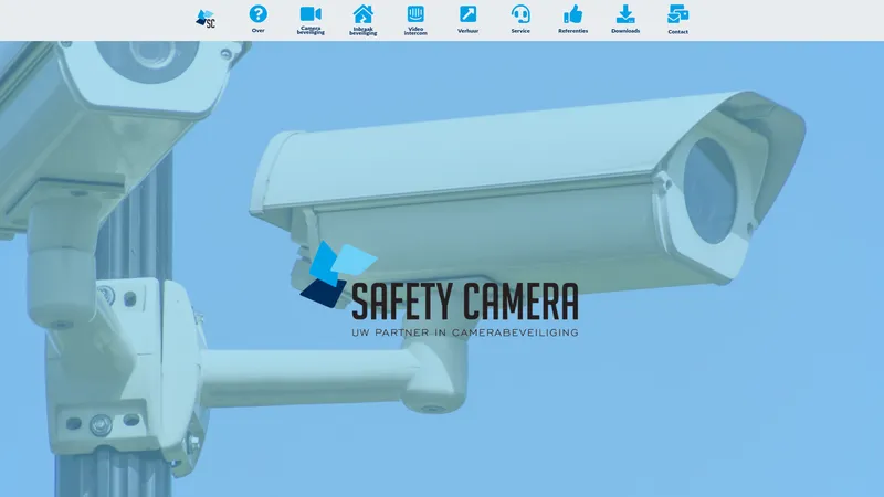 Website van Safety Camera V.O.F.