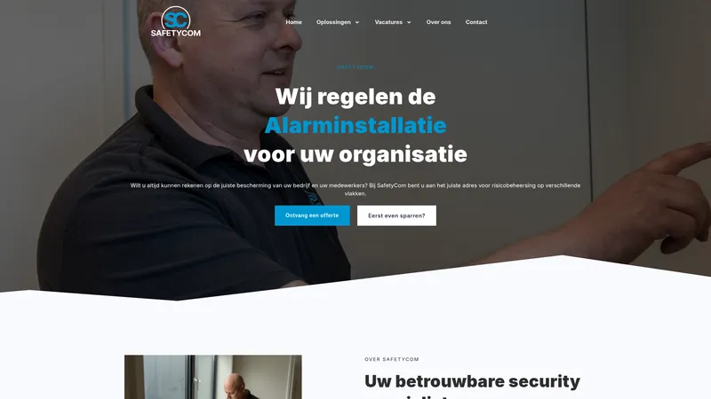 Website van Safetycom B.V.
