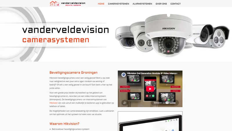 Website van vanderveldevision