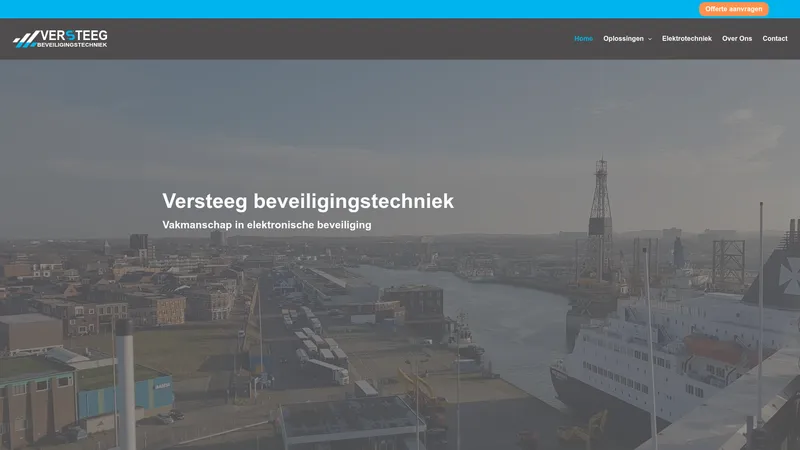 Website van Versteeg Beveiligingstechniek