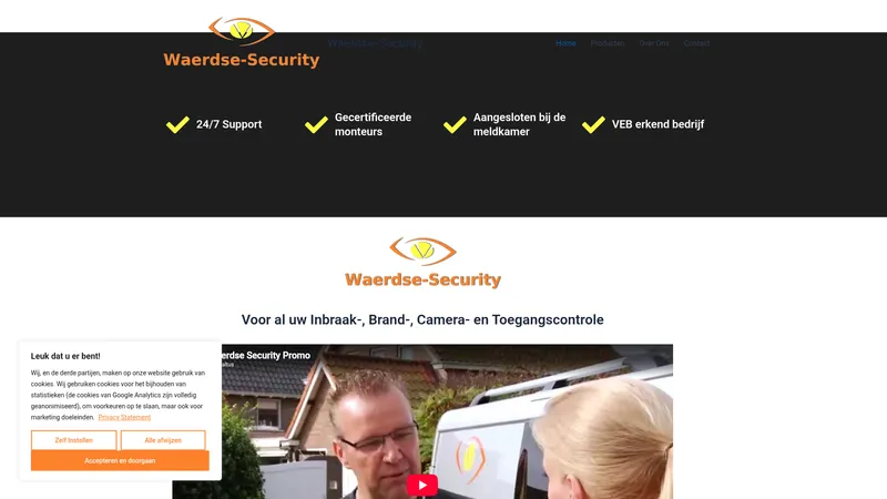 Website van Waerdse-Security