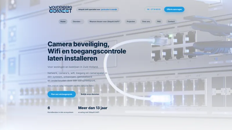 Website van Woudenberg Connect
